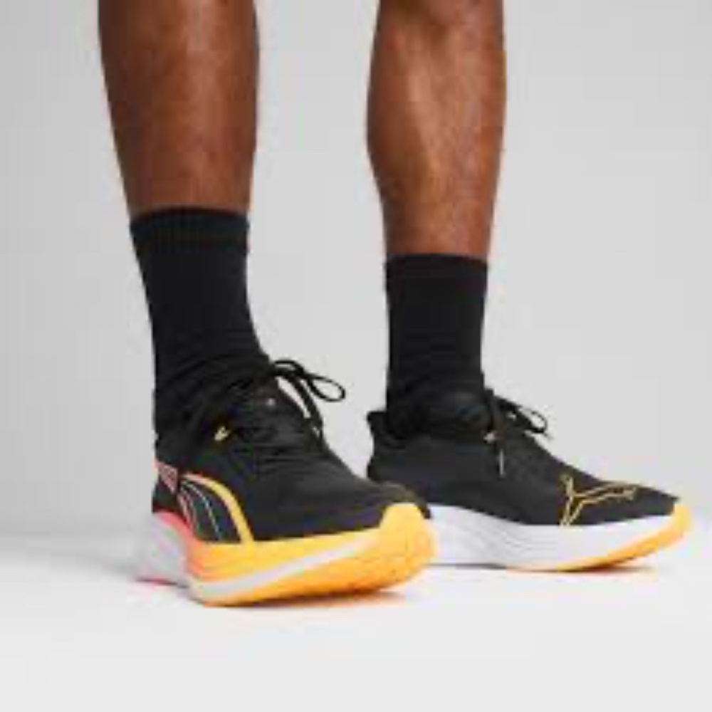 PUMA Darter Pro Running Shoes Men’s Size 11 Black Orange Athletic Sneakers